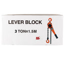 Troliu manual cu lant, clichet 3000 kg, ridicare cu lant 3T