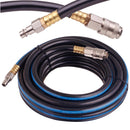 Furtun pneumatic flexibil PVC 5 m 8x14 mm 20 bar cu racorduri rapide pentru compresor