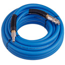 Furtun pneumatic hibrid 5 m 10x17 mm PVC NBR 20 bar cu racorduri rapide 3/8"