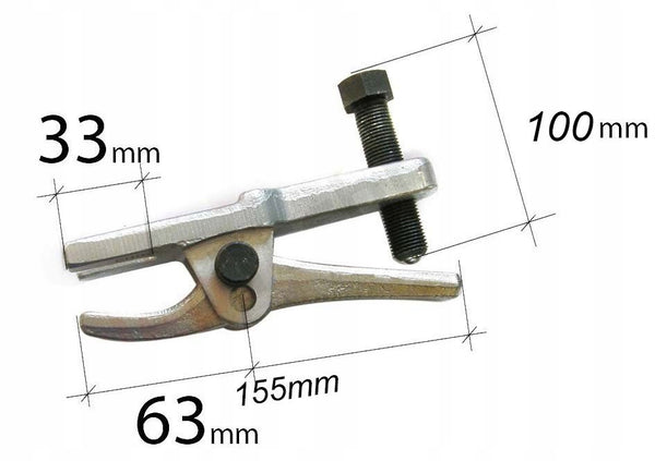 Extractor de tije de articulatie sferica, stifturi 19 mm, reglare a distantei falcilor