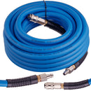 Furtun pneumatic hibrid 15 m 10x17 mm PVC NBR 20 bar cu racorduri rapide 3/8"