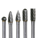 Freze, 5 buc 6x8mm Widiowe pentru freza metalica File Carbura de tungsten