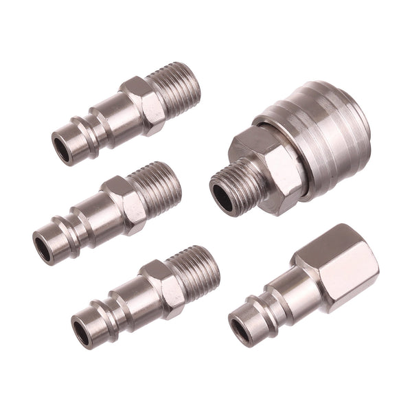 Set dopuri + conector rapid 1/4' pentru pneumatica