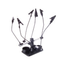 Stand pentru aerograful model cu cleme