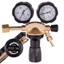 Reductor Presiune Argon CO2 TC Technic 0-4 Bar 32 m3/h din Alama cu 2 Manometre