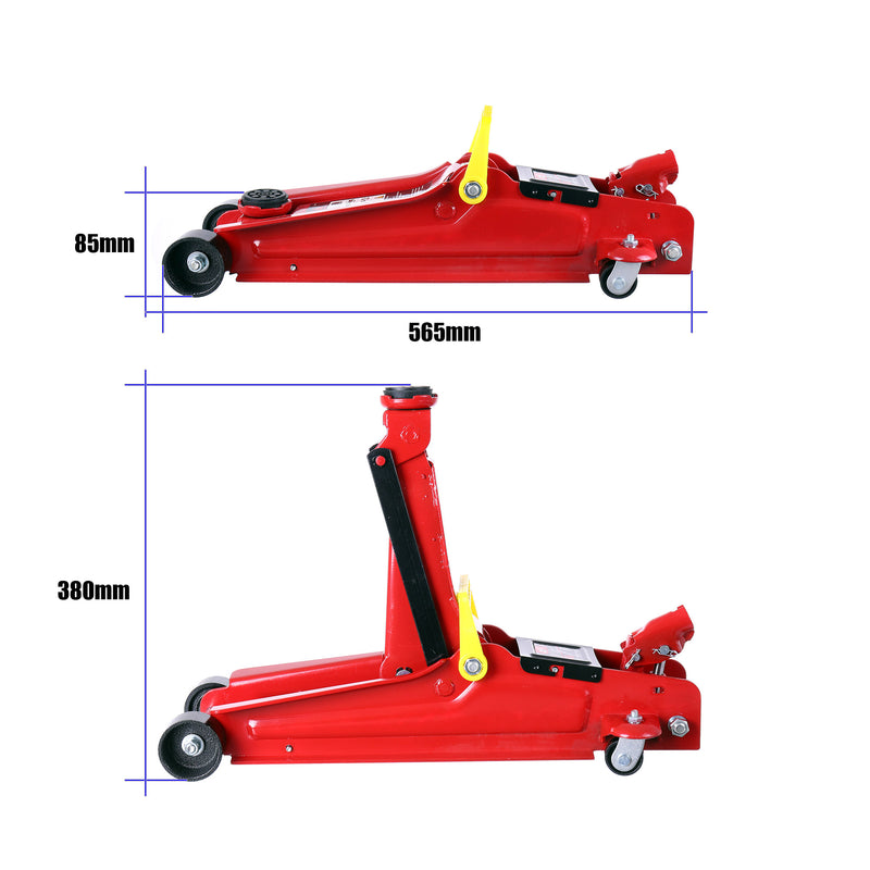 Lift hidraulic, Frog 2.5T LOW PROFIL 85-380mm + cauciuc