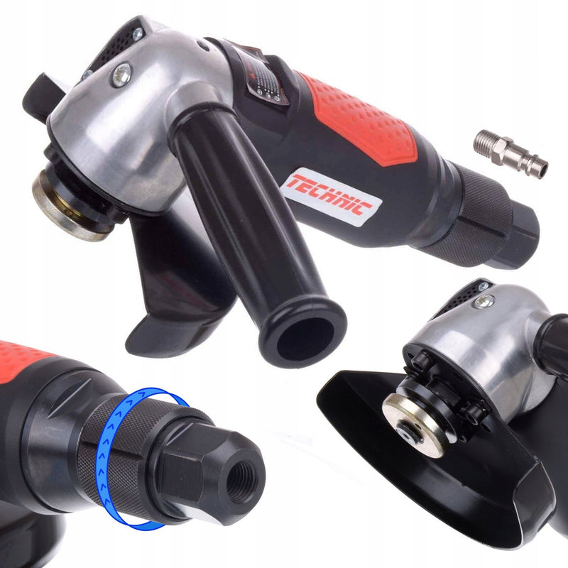 Polizor pneumatic 125mm, unghiular M14, reglabil