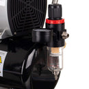 Compresor puternic pentru aerograf Cilindru 4L 350W Max 4 BAR 44 l/min Regulator, filtru