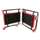 Sezlong de atelier pliabil, carucior de atelier 90cm BIG RED Roti cu rulment cu bile