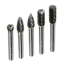 Freze, 5 buc 6x8mm Widiowe pentru freza metalica File Carbura de tungsten