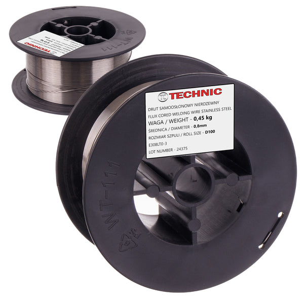 Sarma de Sudura fire Autoprotejata INOX Otel Inoxidabil Rola 0,45Kg 0.8 Fara Gaz 450g 0,8mm