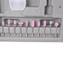 Mini polizor pneumatic cu degete cu ax + pietre de slefuit