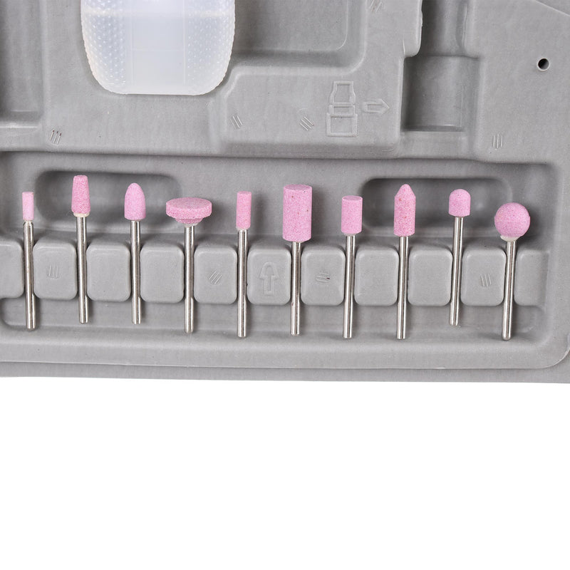 Mini polizor pneumatic cu degete cu ax + pietre de slefuit