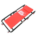 Sezlong de atelier pliabil, carucior de atelier 90cm BIG RED Roti cu rulment cu bile