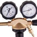 Reductor Presiune Oxigen TC Technic 0-10 Bar 30 m3/h din Alama cu 2 Manometre
