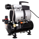 Compresor puternic pentru aerograf Cilindru 4L 350W Max 4 BAR 44 l/min Regulator, filtru