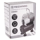 Compresor pentru Aerograf cu Filtru si Regulator Rezervor 3L 30-35l/min TC Technic 666B2