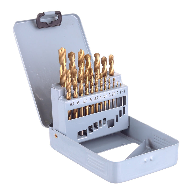 Set de burghie din titan HSS-TIN pentru metal