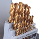 Set de 25 de burghie din titan Technic