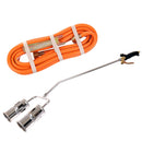 Arzator dublu Technic pentru incalzirea paslei de acoperis cu furtun