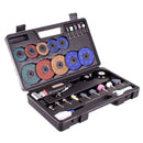 Polizor unghiular pneumatic + set de discuri