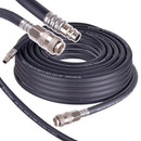 Furtun pneumatic din cauciuc 15m 8x14mm cu conectori rapizi pentru compresor, flexibil