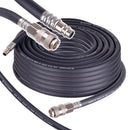 Furtun pneumatic din cauciuc 20m 8x14mm cu conectori rapizi pentru compresor, flexibil