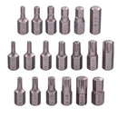 Set Biti Torx Spline Imbus CrV 40 Piese cu Cutie Metalica 30 si 75 mm