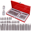 Set Biti Torx Spline Imbus CrV 40 Piese cu Cutie Metalica 30 si 75 mm