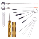 Aerograf Airbrush AB12S Furtun si Duza 0,2mm 0,3mm 0,5mm Rezervoare 7 ml Perie