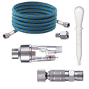 Aerograf Airbrush AB12S Furtun si Duza 0,2mm 0,3mm 0,5mm Rezervoare 7 ml Perie