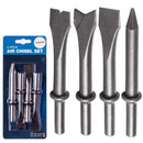 Dalti pentru ciocan pneumatic 4x Fixare scurta Varfuri rotunde de 125 mm ACL-001