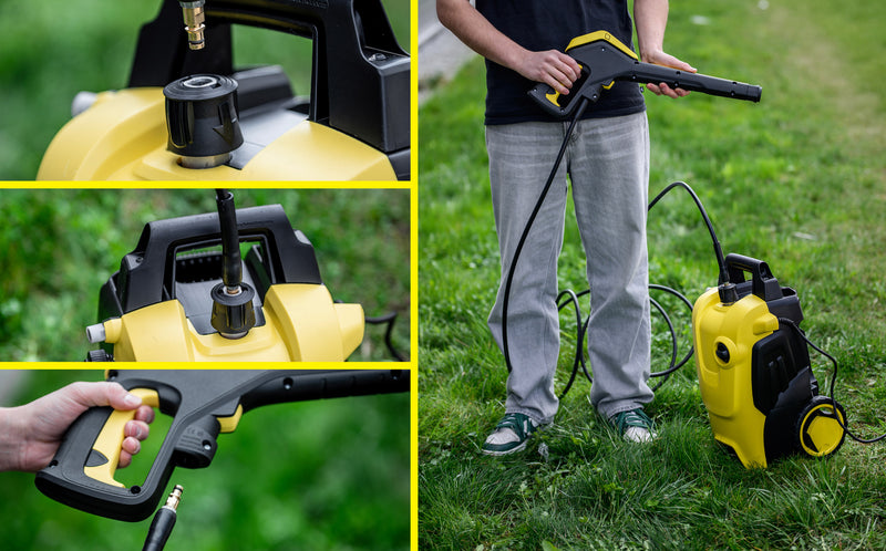 Furtun pentru masina de spalat cu presiune Karcher Quick Connect Tip nou Click x Click 5m | 10m | 15m | 20m | 25m | 30m
