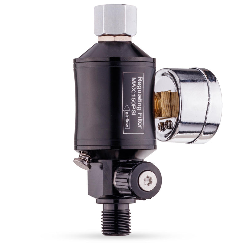 Reductor cu Filtru pentru Pistol de Vopsit Regulator de Presiune cu Manometru cu geam FAR02