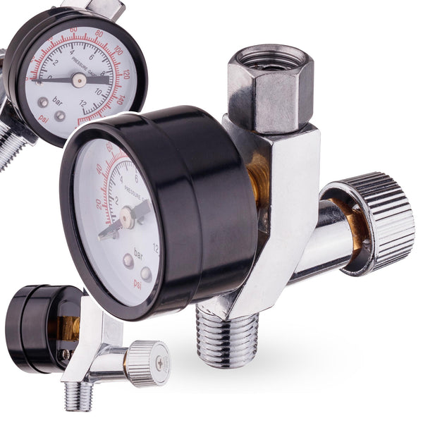 Regulator de Presiune cu Manometru pentru Pistoale de Pulverizare Reductor TC Technic FR-3B