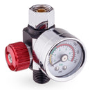 Regulator de Presiune cu Manometru cu geam pentru Pistoale de Pulverizare Reductor TC Technic FR-4