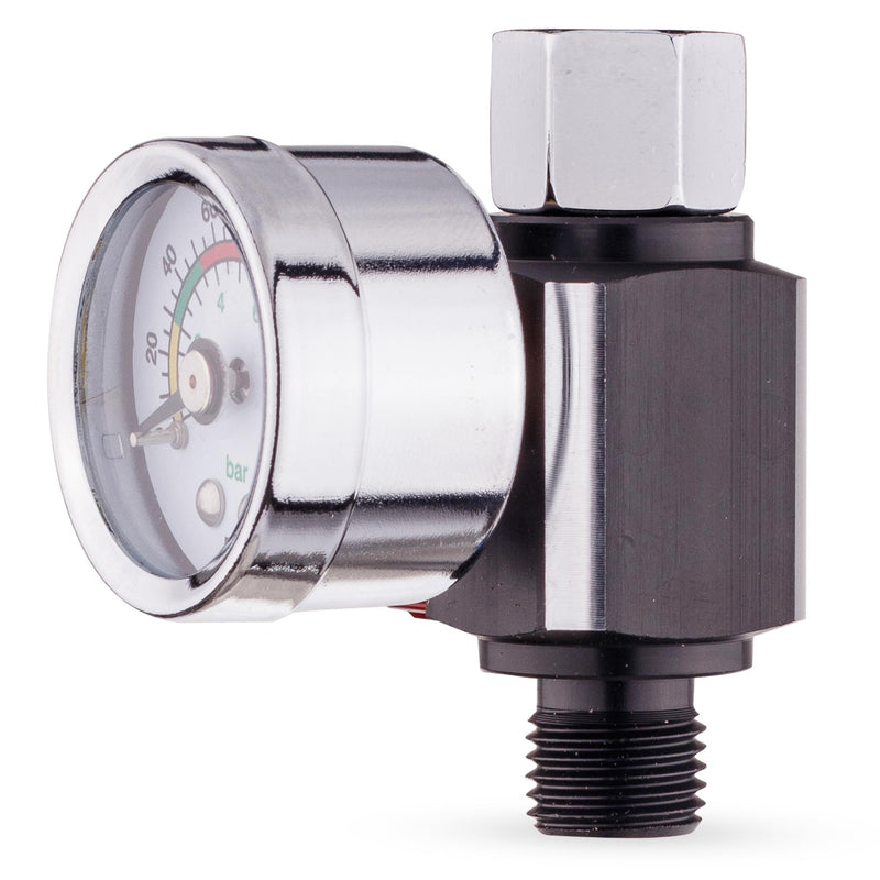 Regulator de Presiune cu Manometru cu geam pentru Pistoale de Pulverizare Reductor TC Technic FR-4