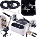 Compresor silentios MINI aerograf 2x furtun aerograf Reglare AUTO STOP