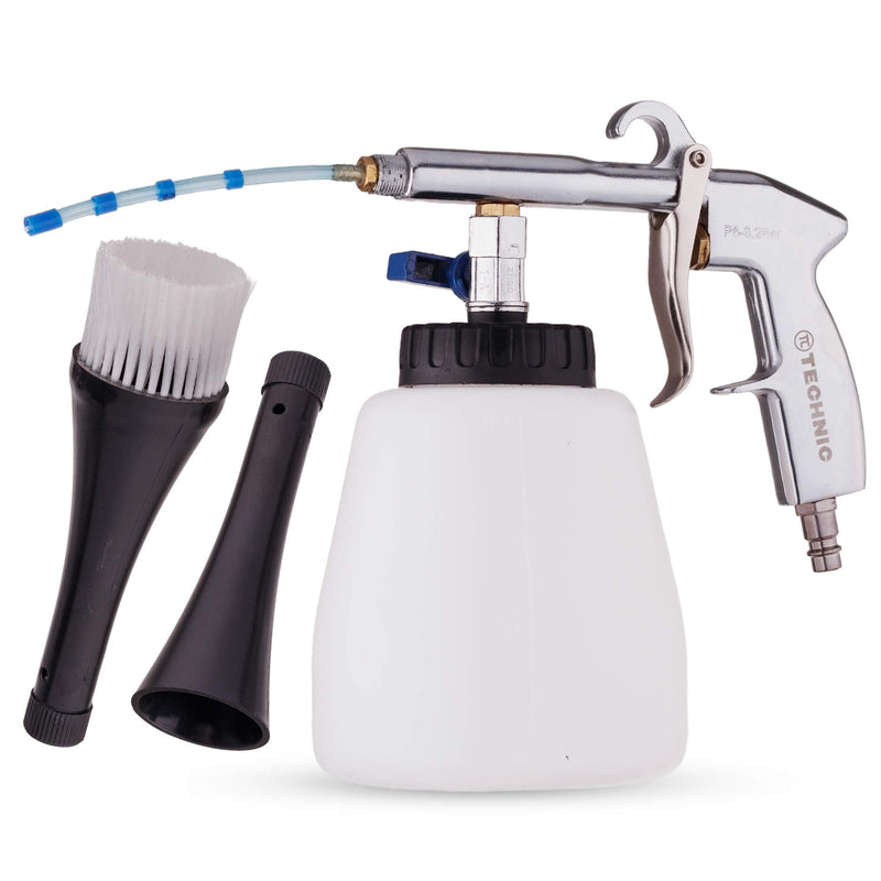 Pistol curatare tapiterie L1 cu rezervor 1000ml si 2 duze aer comprimat