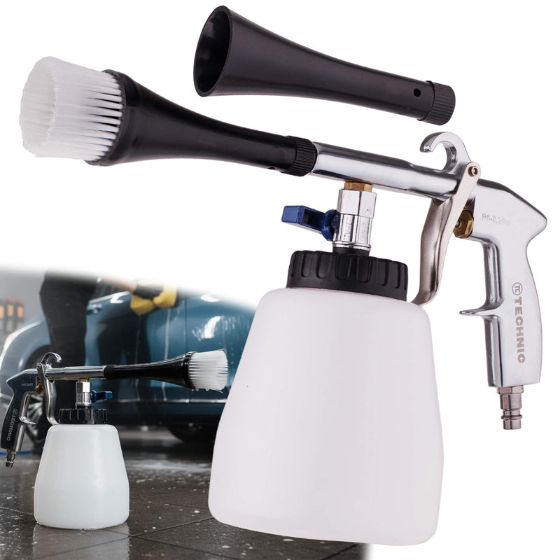 Pistol curatare tapiterie L1 cu rezervor 1000ml si 2 duze aer comprimat