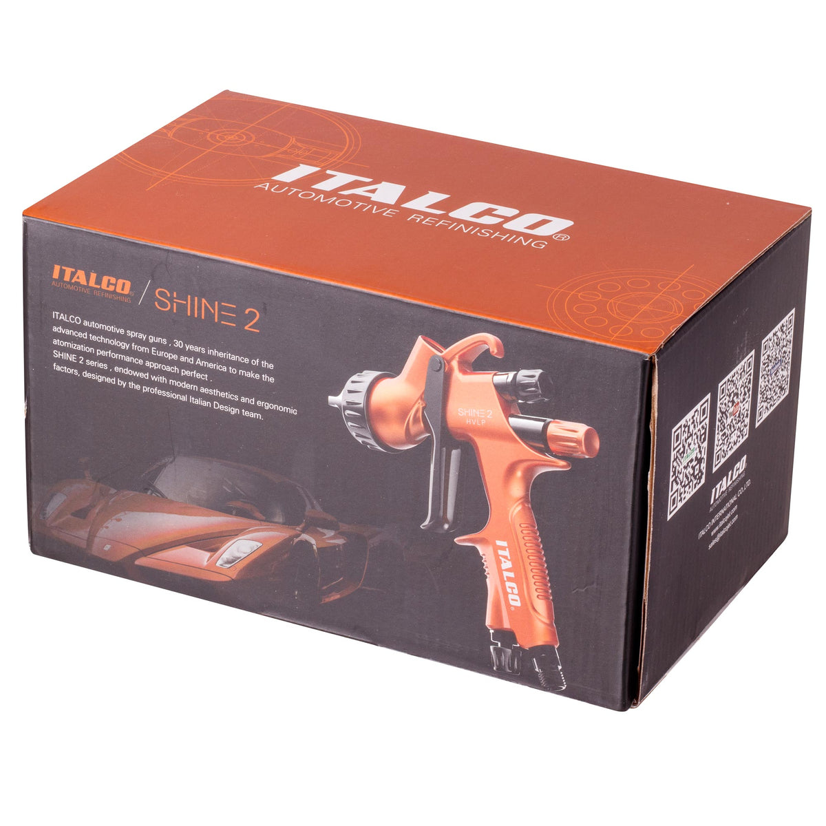 Pistol de vopsit universal PRO ITALCO Shine 2 cu duza 1,3 | 1,4 mm HVL
