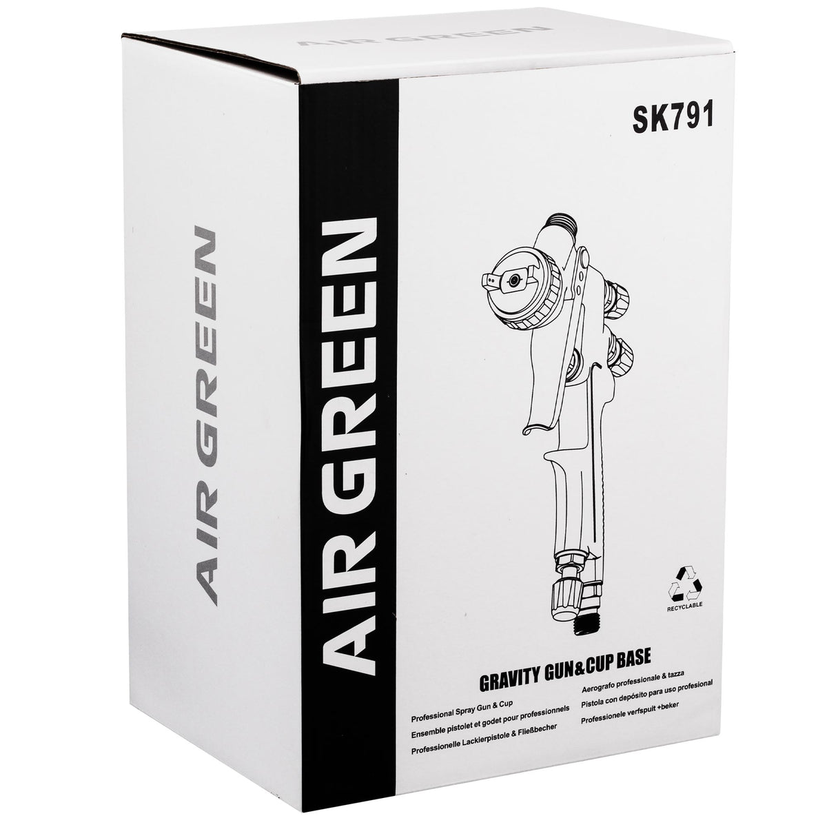 Pistol de vopsit universal SICOPRO AIRGREEN SK791 cu duza 1,3 | 1,7 |