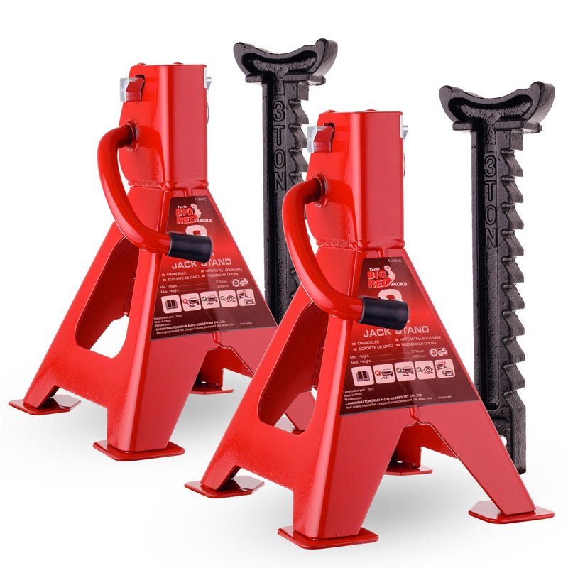 Suport capre suspendare auto 2 piese, 3 tone, BIG RED T43001C, cu blocare