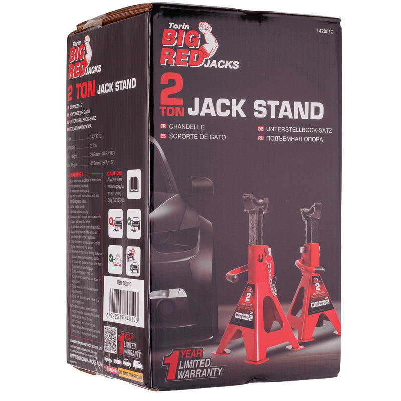 SET 2 Suporturi pentru Ridicat Vehicule BIG RED, capre, 2T 2000KG