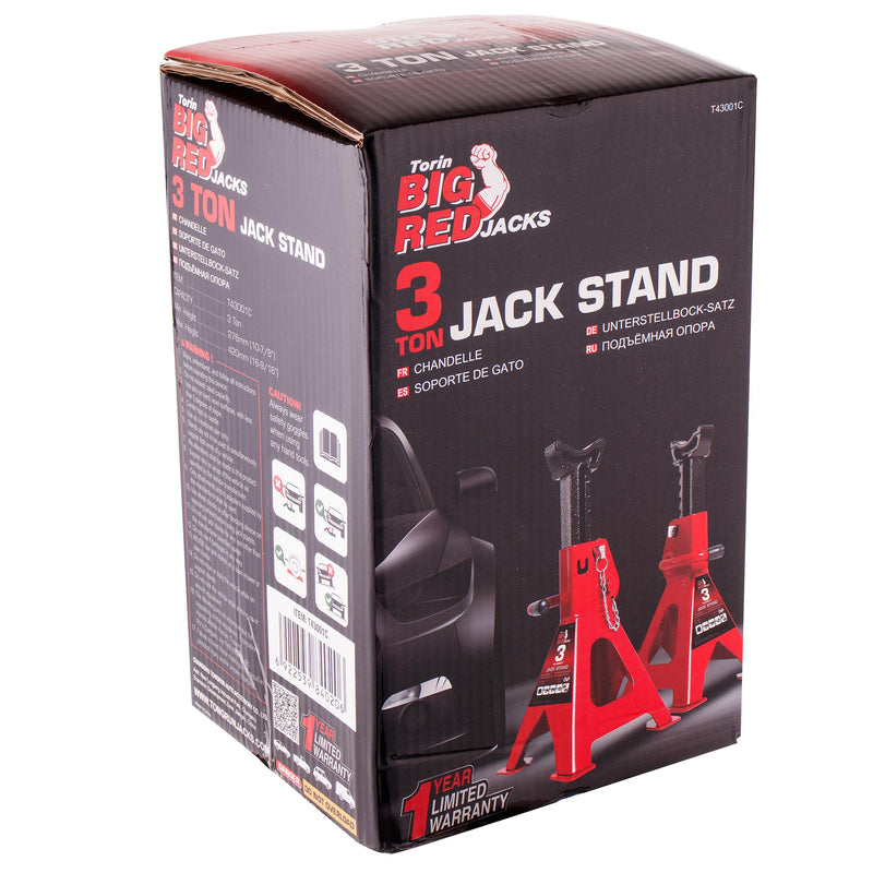 Suport capre suspendare auto 2 piese, 3 tone, BIG RED T43001C, cu blocare