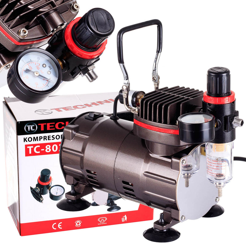 Compresor pentru Aerograf cu Filtru si Regulator TC Technic AS802