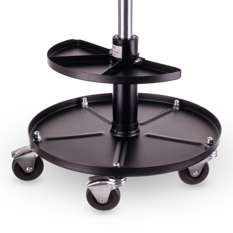 Scaun Taburet de atelier pivotant Scaun de atelier Roti cu rulment cu bile Big Red