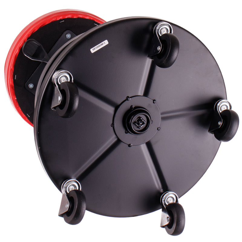 Scaun Taburet de atelier pivotant Scaun de atelier Roti cu rulment cu bile Big Red