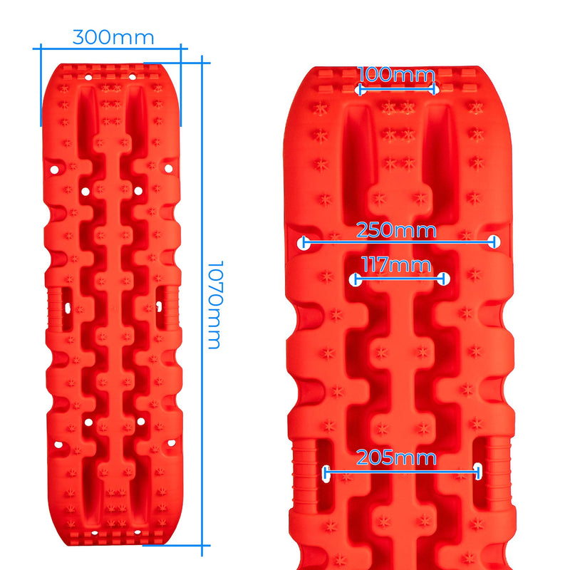 Set 2 Rampe tractiune recuperare, Senile de recuperare pentru masini Off-ROAD, 1070mm, pana la 10T