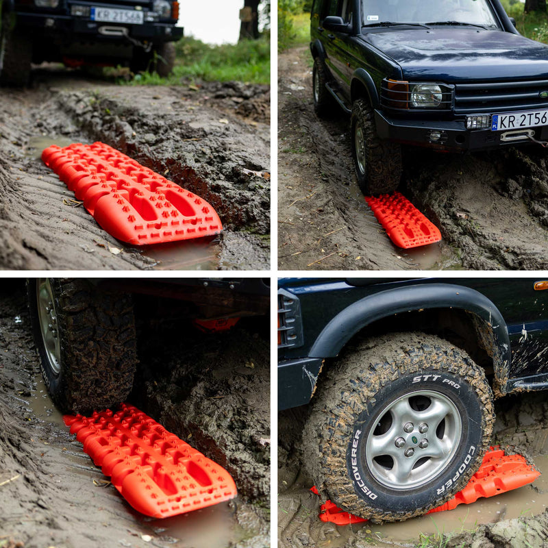 Set 2 Rampe tractiune recuperare, Senile de recuperare pentru masini Off-ROAD, 1070mm, pana la 10T